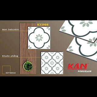 Gạch lát 300x300 Porcelain TK- K33908