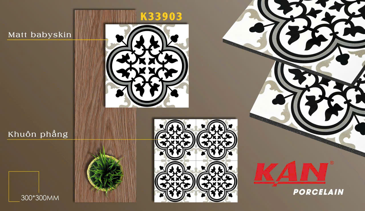 Gạch lát 300x300 Porcelain TK- K33903