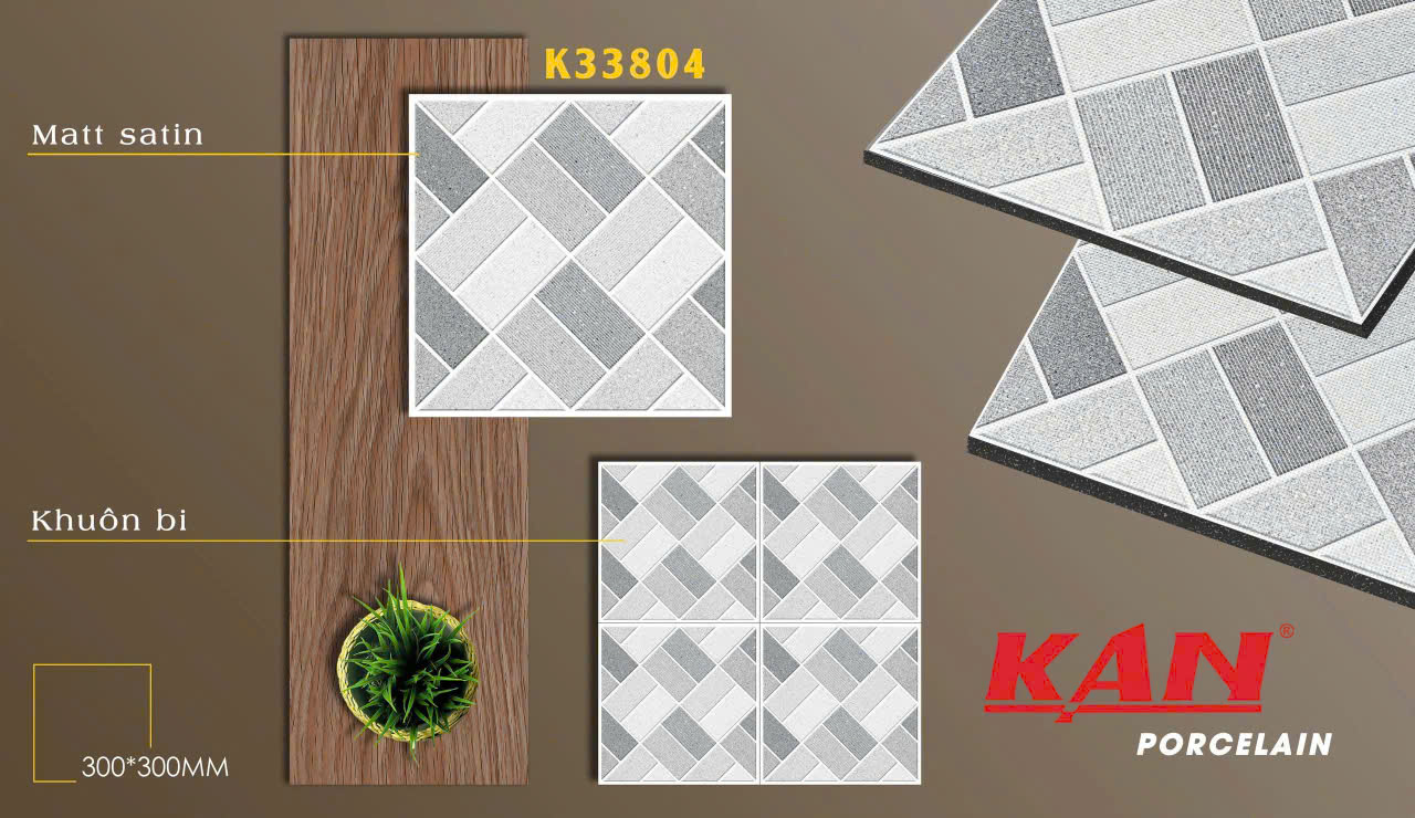 Gạch lát 300x300 Porcelain TK- K33406