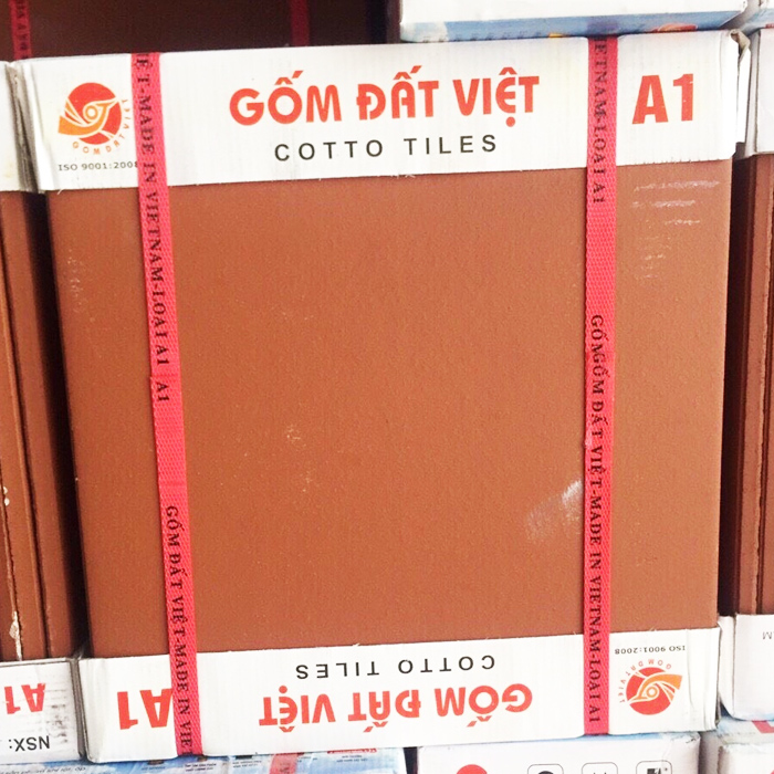 Gạch đỏ lát sân 30x30 Đất Việt